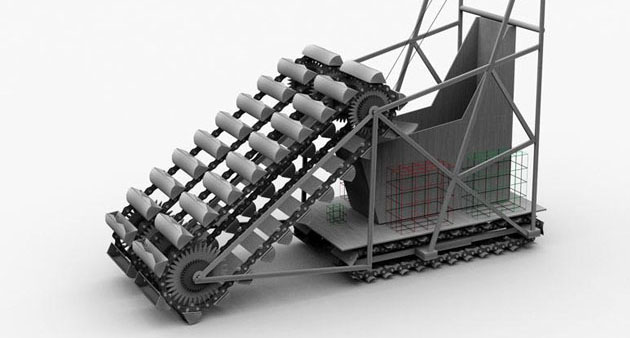 Lunar Excavator Robot